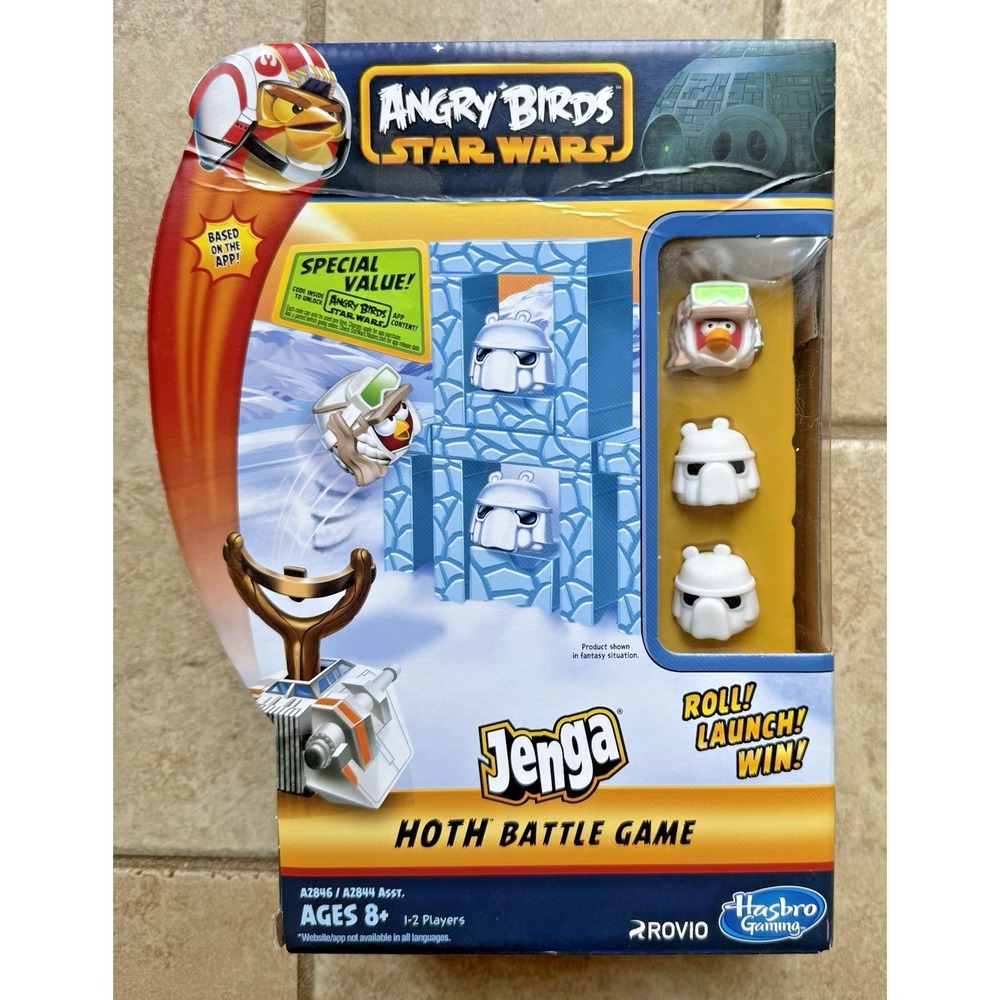 Angry Birds Star Wars Jenga Hoth Battle Hasbro Game 2012 New  in box